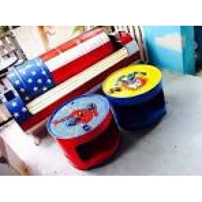 KURSI & MEJA DRUM TYPE BENDERA AMERIKA